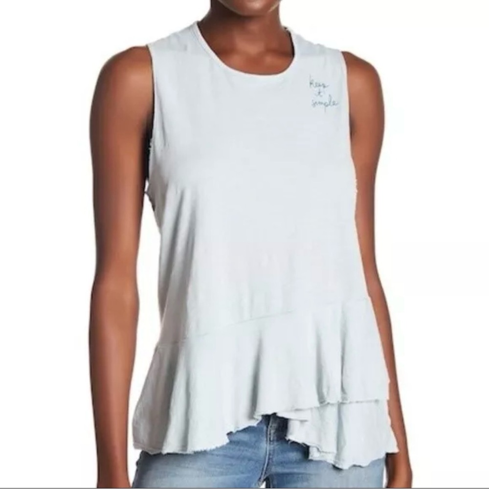 Sundry Peplum TankTop Medium